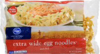 slide 1 of 1, Kroger Extra Wide Egg Noodles, 12 oz