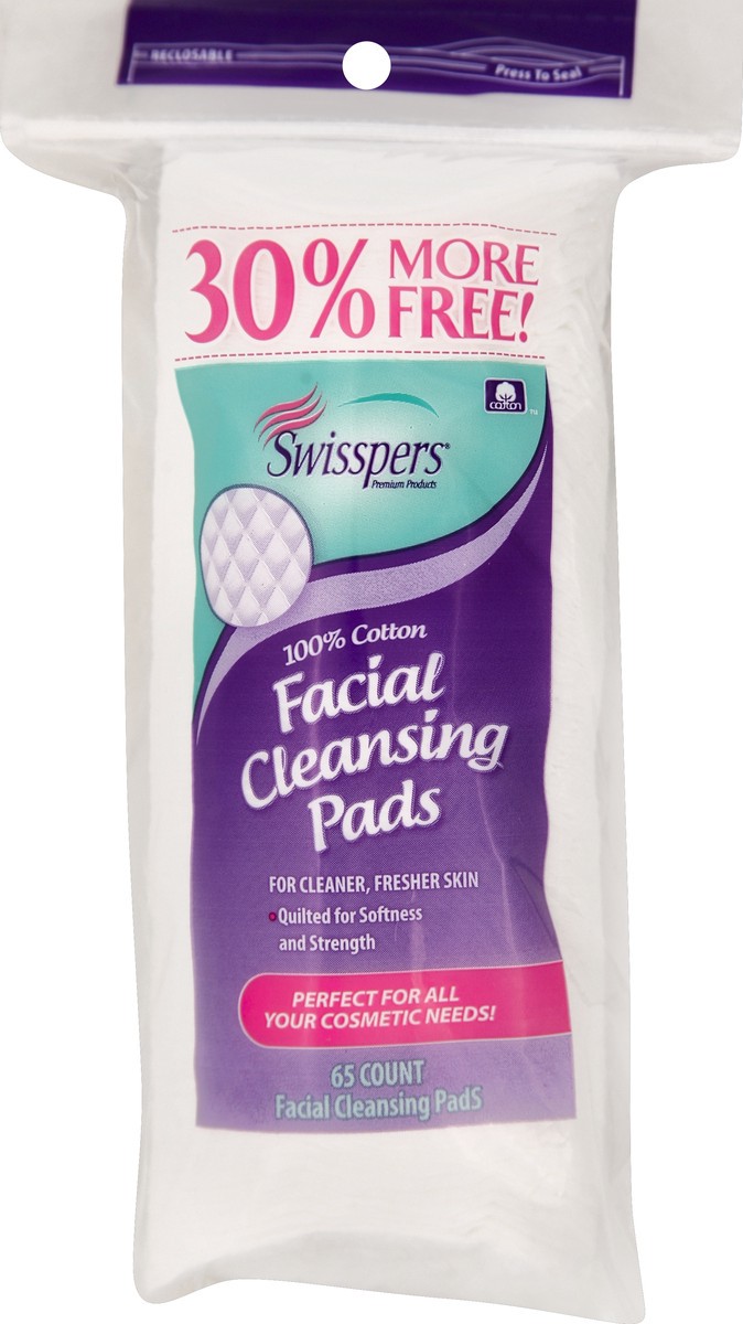 slide 2 of 3, NON BRAND Swissper Facial Cleansing Pad, 65 ct