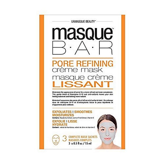 slide 1 of 2, Masque Bar&Trade; 3-Count Detoxifying Pore Refining Cream Mask, 1 ct