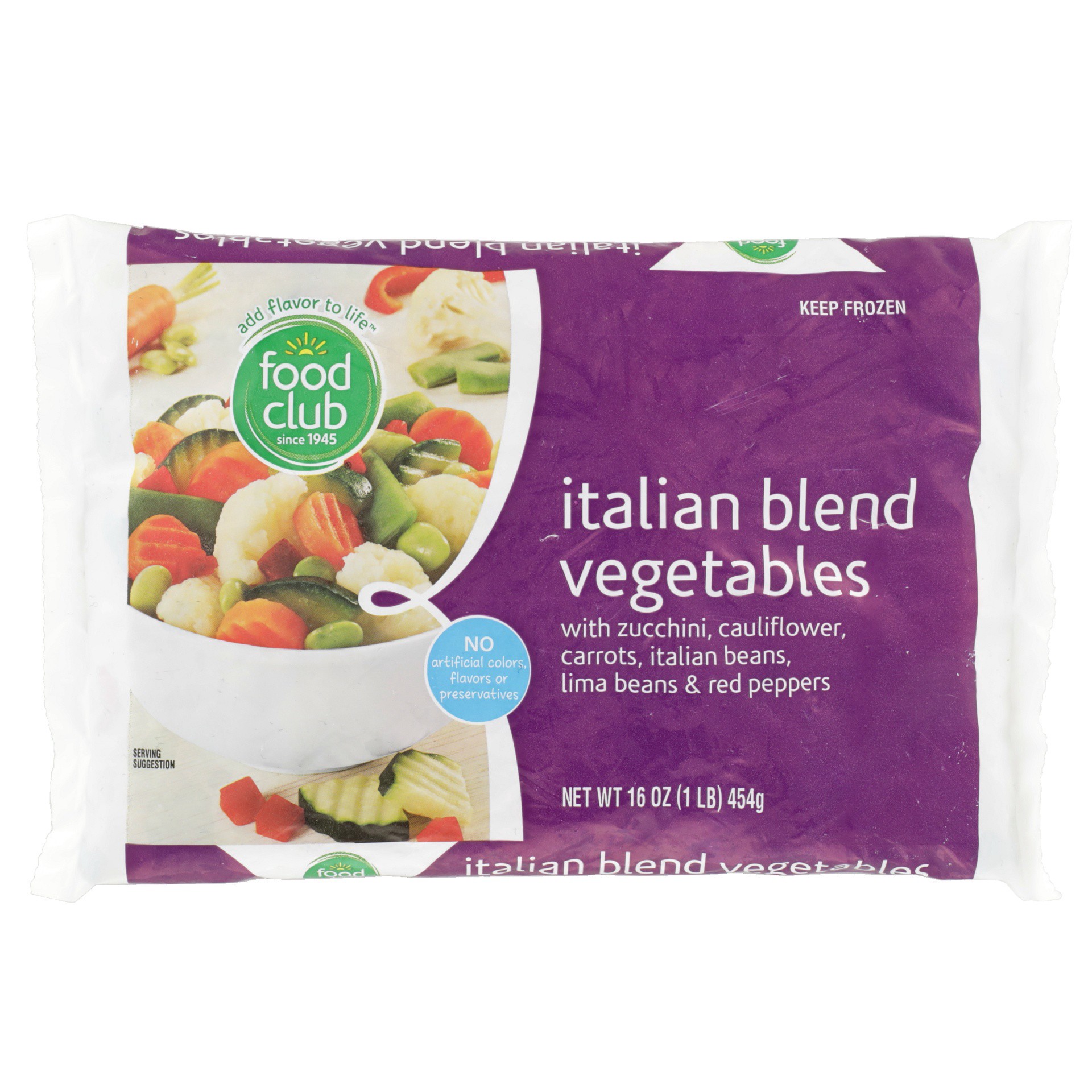 slide 1 of 6, Food Club Frozen Italian Vegetables, 16 oz