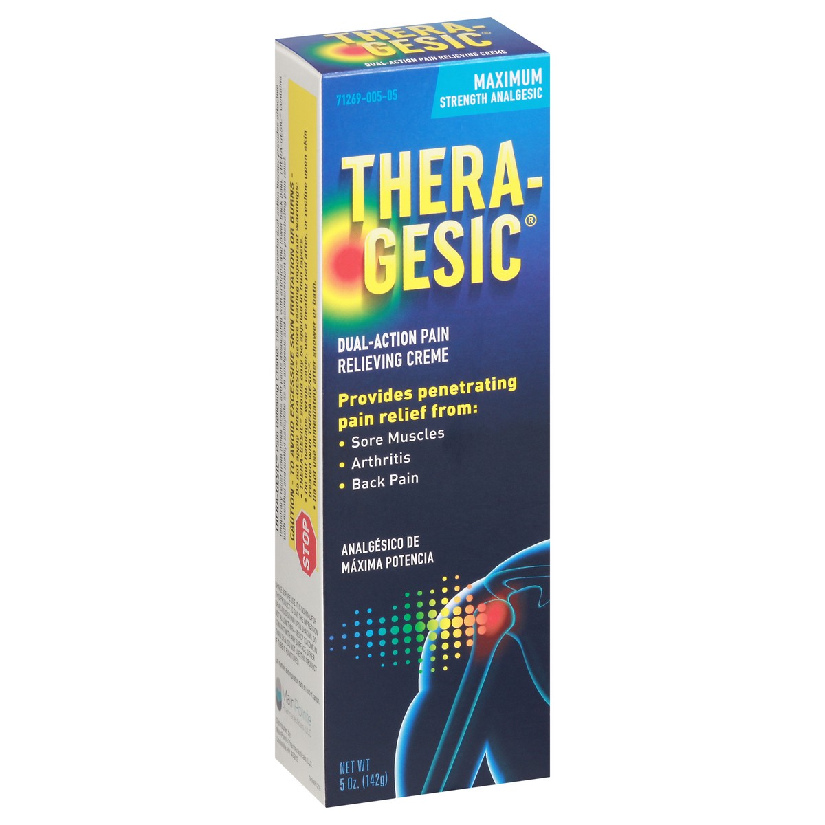 slide 2 of 9, Thera-Gesic Maximum Strength Analgesic Dual-Action Pain Relieving Creme 5 oz, 5 oz