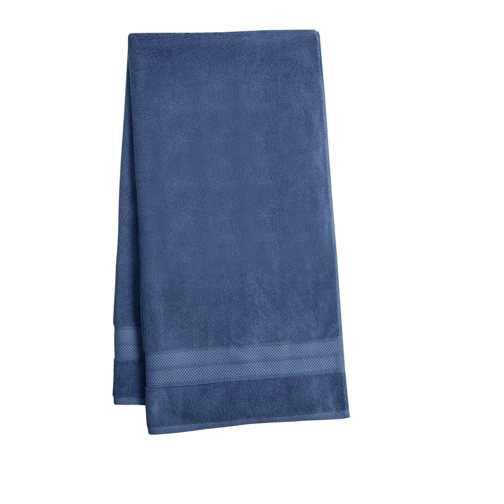 slide 1 of 1, HD Designs Turkish Bath Towel - Vintage Indigo, 30 in x 58 in