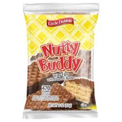 Snack Cakes, Little Debbie Snack NUTTY BUDDY wafers