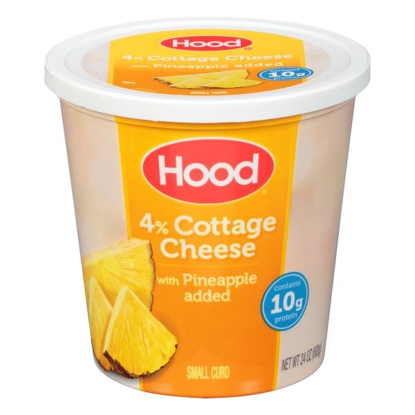 slide 1 of 9, Hood Cottage Cheese with Pineapple, 24 oz, 24 oz