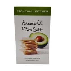 Stonewall Kitchen Crackers, Down East, Avocado Oil & Sea Salt
