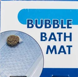 Slip X Bubble Bath Mat, Clear