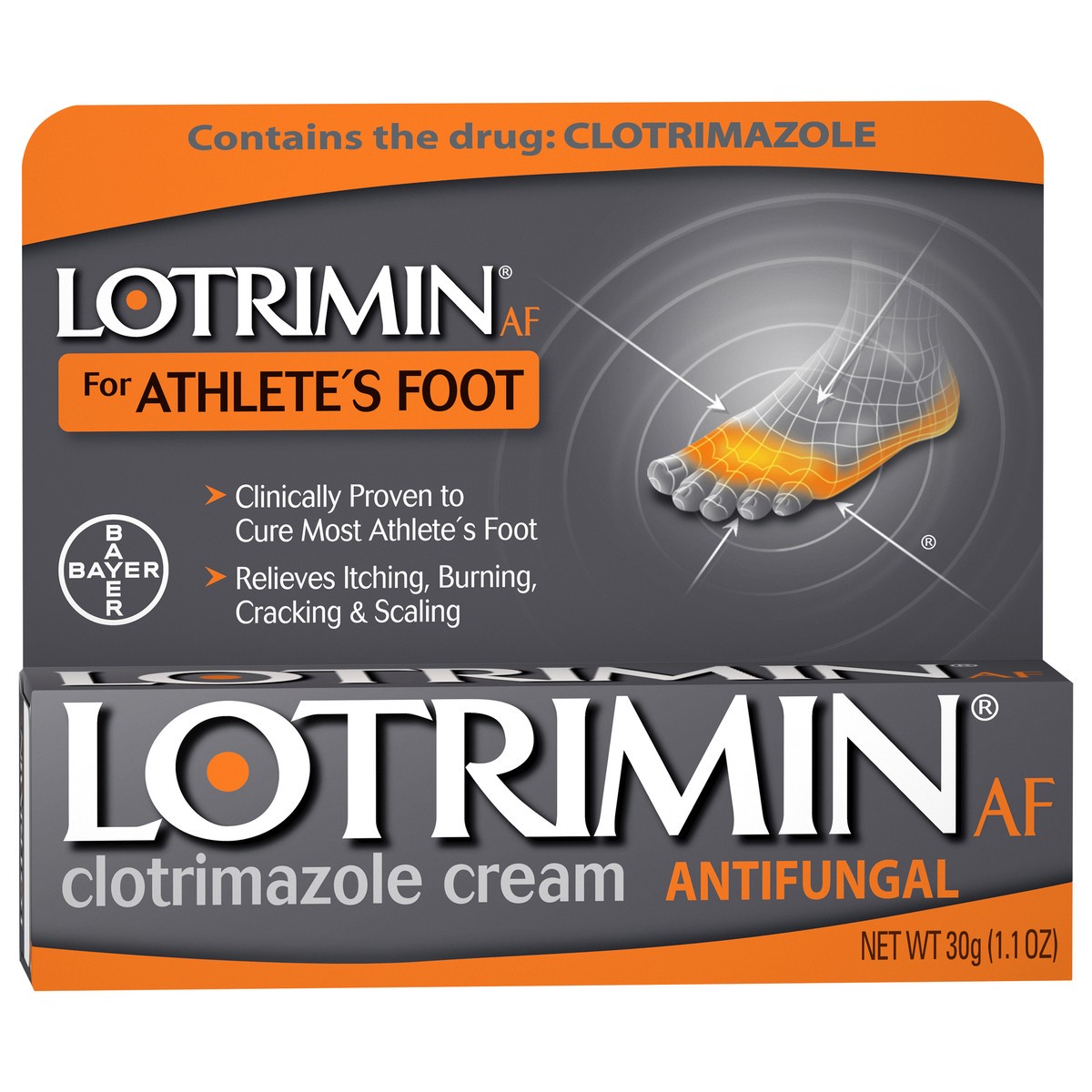 slide 2 of 8, Lotrimin Athlete's Foot Cream, 1.1 oz