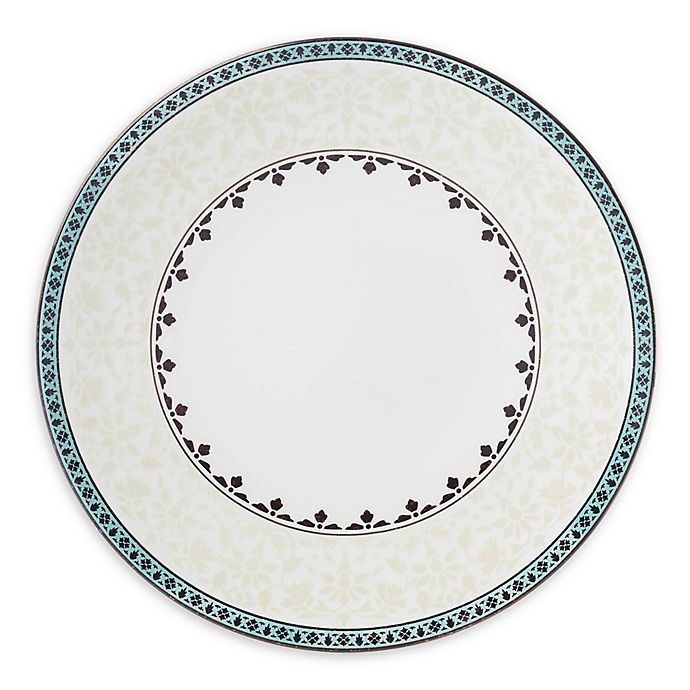 slide 1 of 1, Lenox Global Tapestry Aquamarine Lotus Dinner Plate, 1 ct