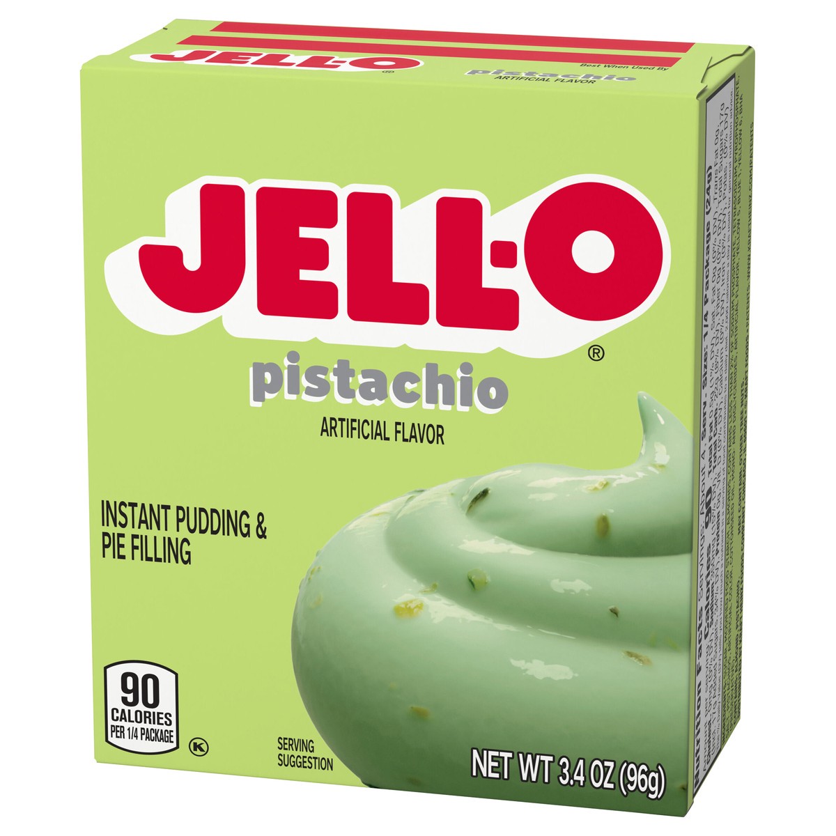 slide 13 of 13, Jell-O Pistachio Artificially Flavored Instant Pudding & Pie Filling Mix, 3.4 oz. Box, 3.4 oz