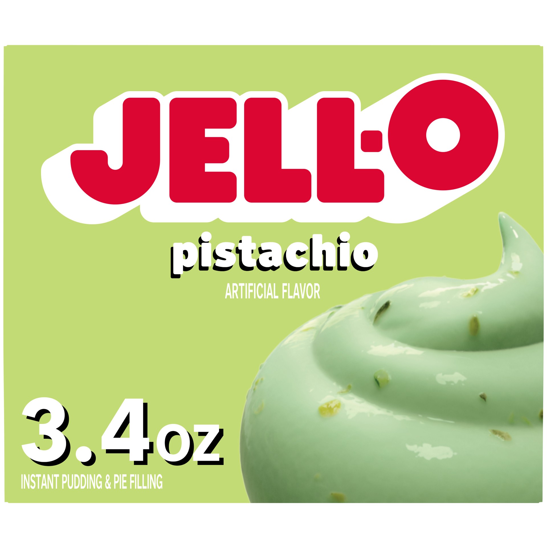 slide 1 of 13, Jell-O Pistachio Artificially Flavored Instant Pudding & Pie Filling Mix, 3.4 oz. Box, 3.4 oz
