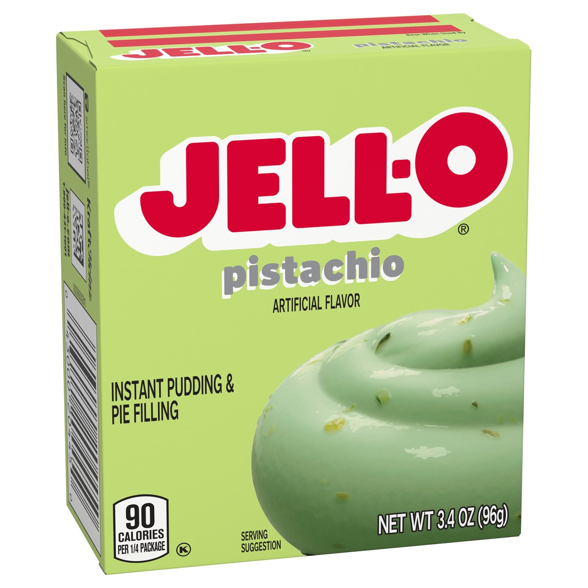 slide 11 of 13, Jell-O Pistachio Artificially Flavored Instant Pudding & Pie Filling Mix, 3.4 oz. Box, 3.4 oz