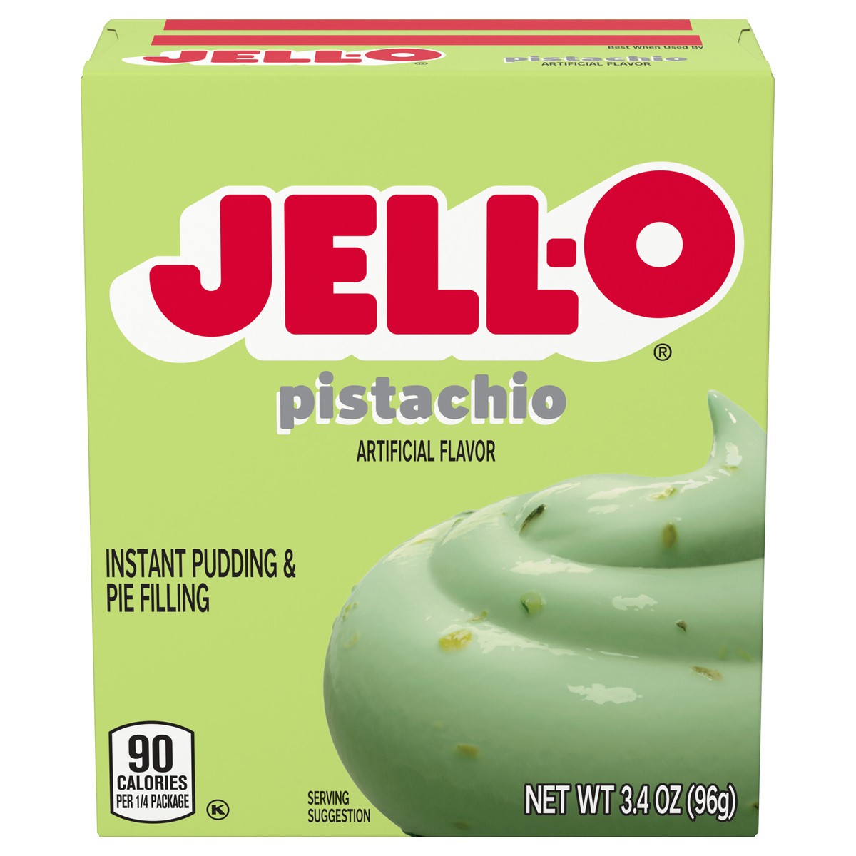 slide 1 of 13, Jell-O Pistachio Artificially Flavored Instant Pudding & Pie Filling Mix, 3.4 oz. Box, 3.4 oz