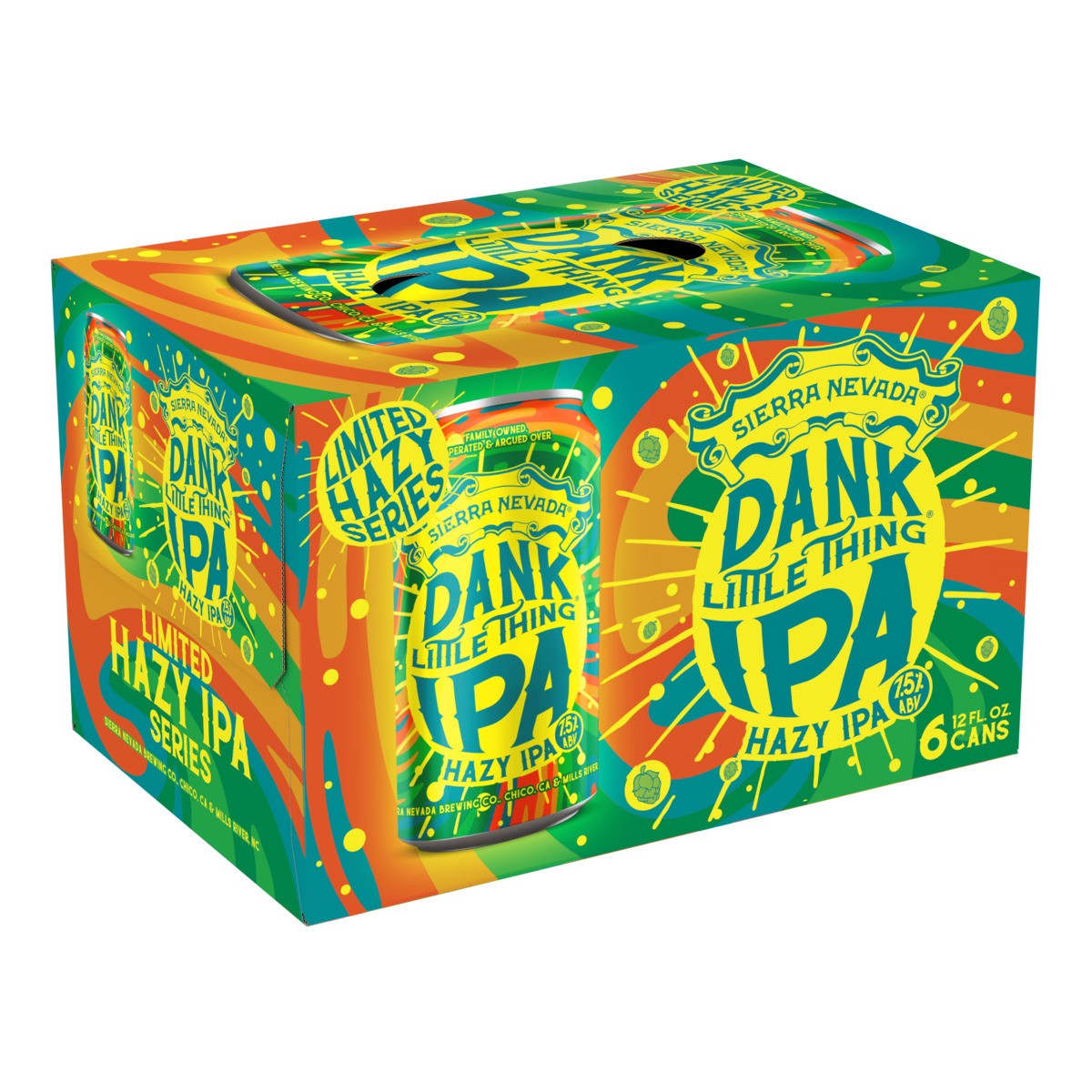 slide 1 of 1, Sierra Nevada Little Things Hazy IPA Craft Beer Rotator 6 Pack (12 oz Cans), 12 oz