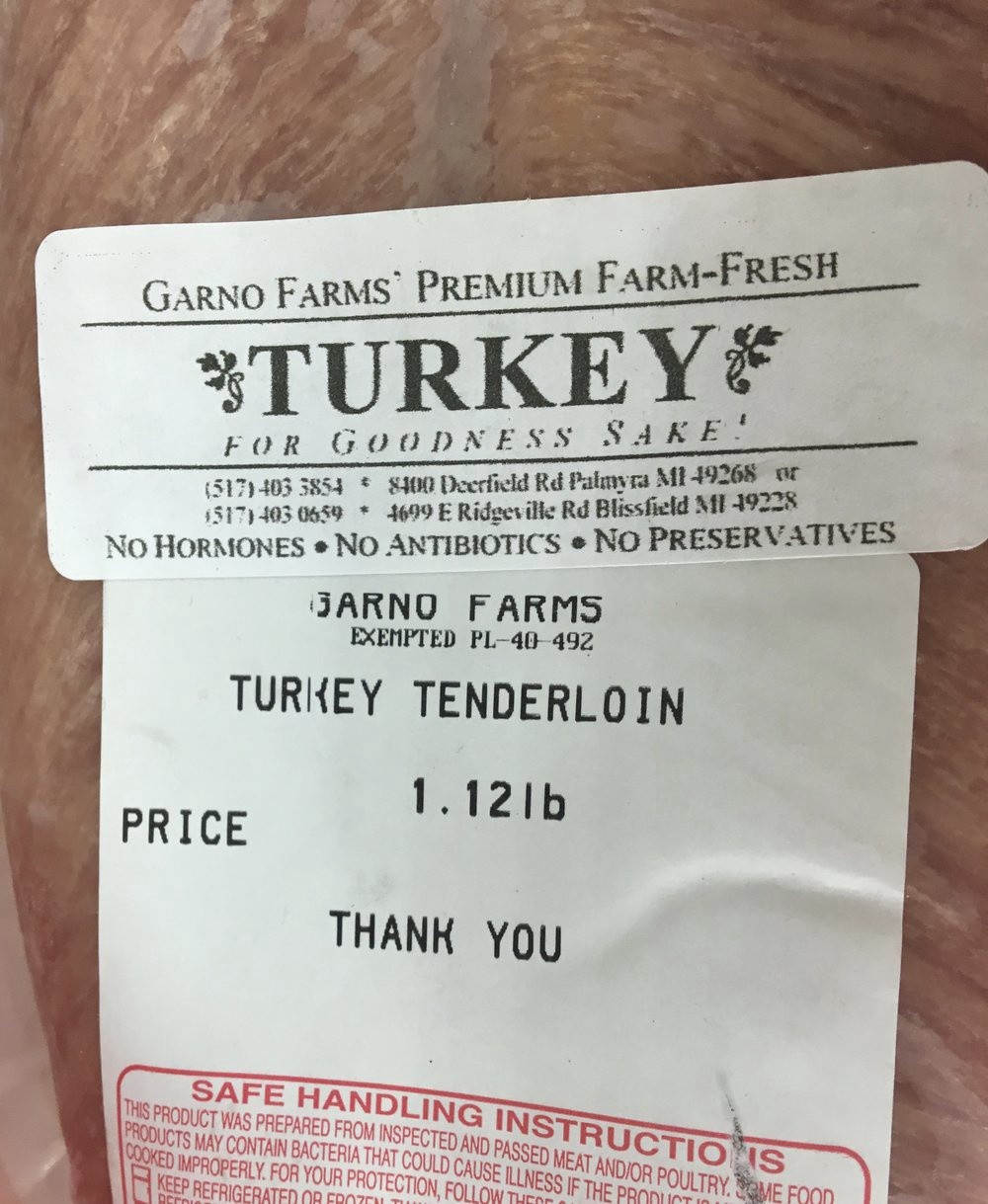 slide 1 of 1, Garno Farms Turkey Neck, per lb