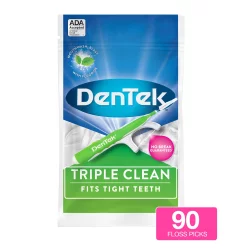 DenTek Triple Clean Floss Pick - Mint