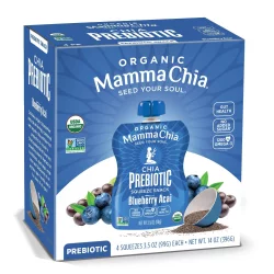 Mamma Chia Prebiotic Squeeze Organic Blueberry Acai
