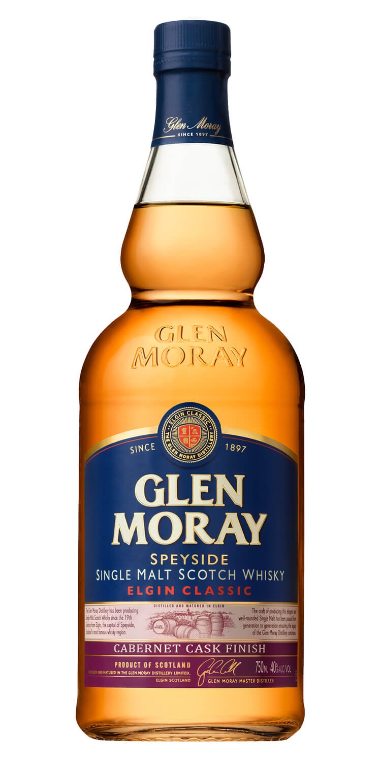 slide 1 of 1, Glen Moray Cab Sauv Finish Single Malt Scotch, 1 ct