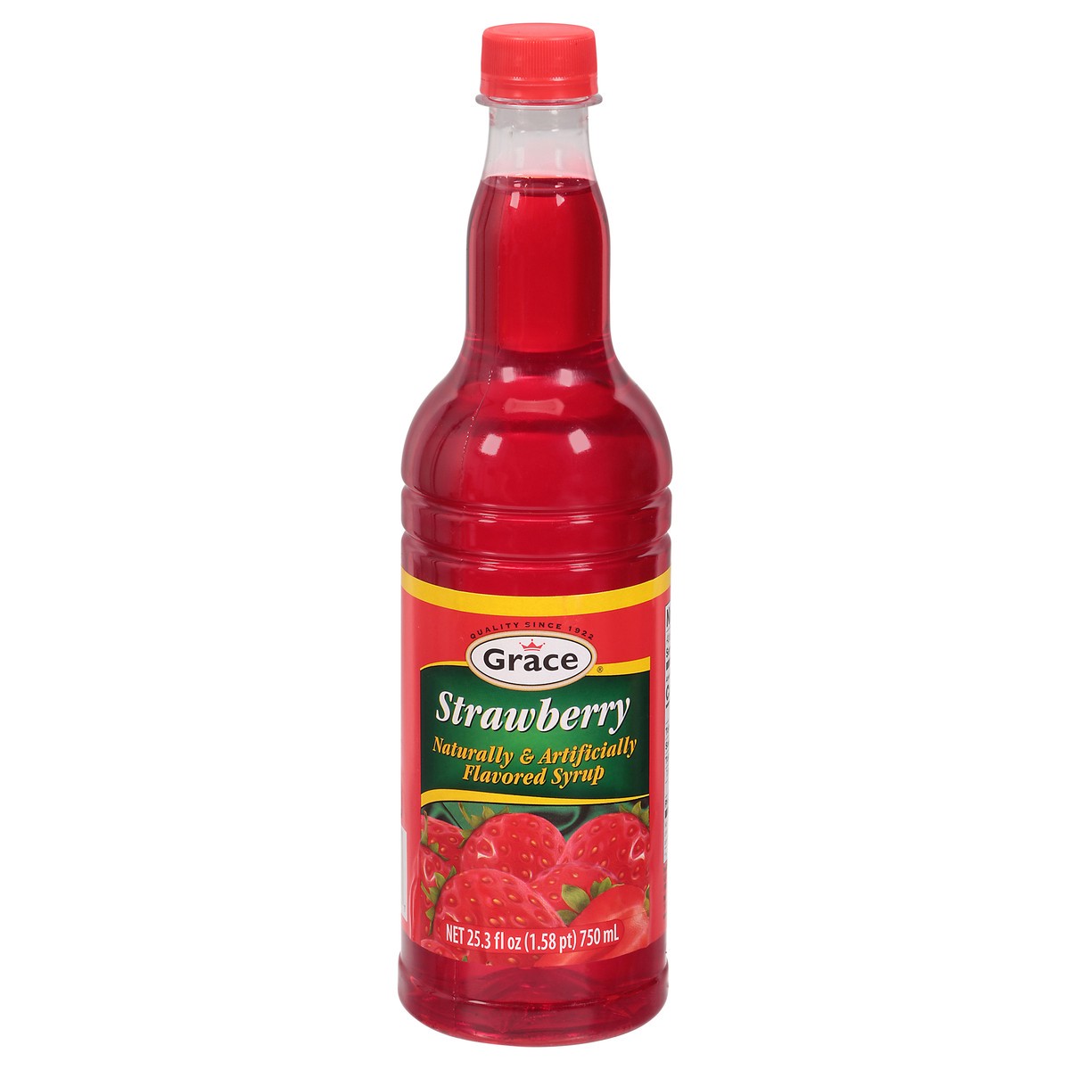 slide 1 of 13, Grace Strawberry Syrup 25.3 fl oz, 25.3 fl oz