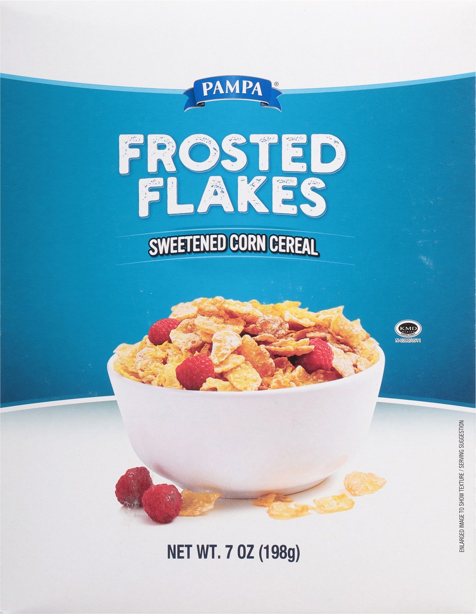 slide 2 of 14, Pampa Frosted Flakes Cereal 7 oz, 1 ct