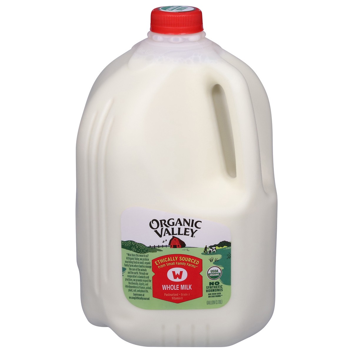 slide 1 of 13, Organic Valley Whole Milk 1 gal, 128 fl oz