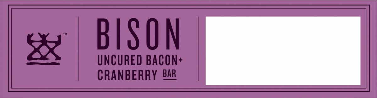 slide 8 of 8, EPIC Bison Bacon Cranberry Bars, Paleo Friendly, Gluten Free, 4 ct, 1.3 oz Bars, 4 ct