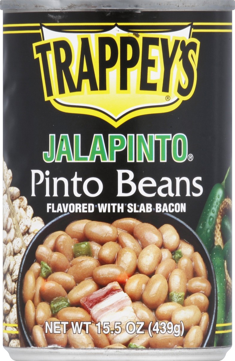 slide 2 of 2, Trappey's Jalapinto Pinto Beans Flavored With Bacon, 15.5 oz