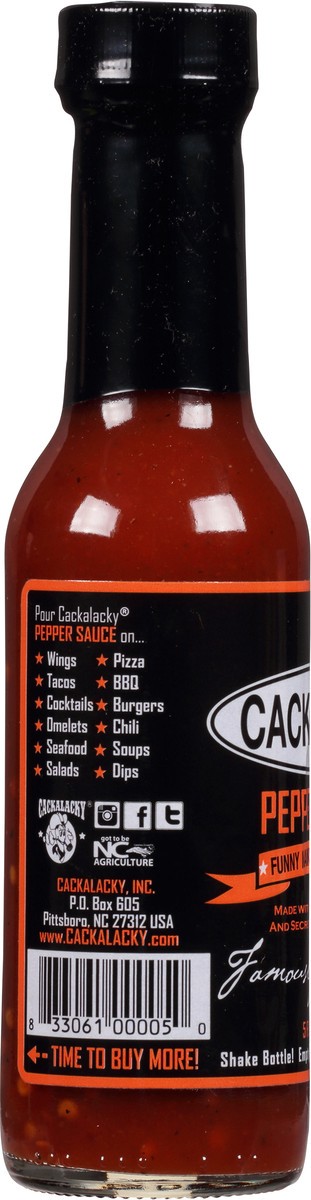 slide 7 of 9, Cackalacky Pepper Sauce, 5 oz