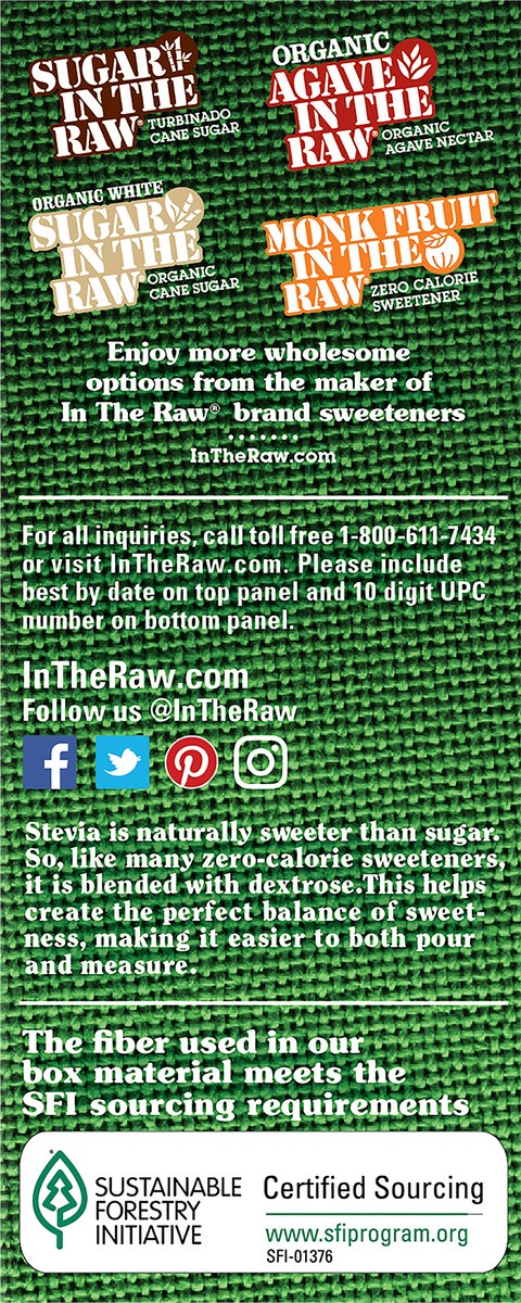 slide 13 of 15, Stevia In The Raw Zero Calorie Sweetener 50 ct Packets, 1.75 oz