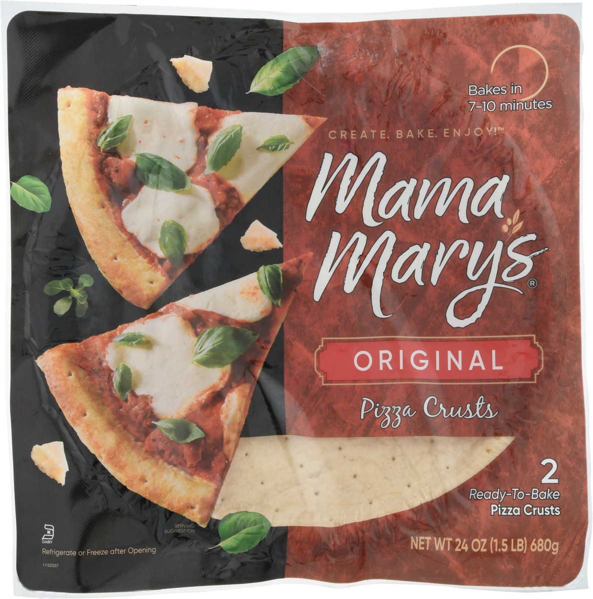 slide 10 of 12, Mama Mary's Ready-to-Bake Original Pizza Crusts 2 ea, 2 ct