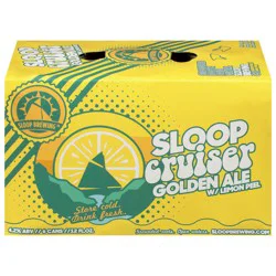 Sloop Brewing Co. Golden Ale with Lemon Peel Beer, 6 - 12 fl oz Cans