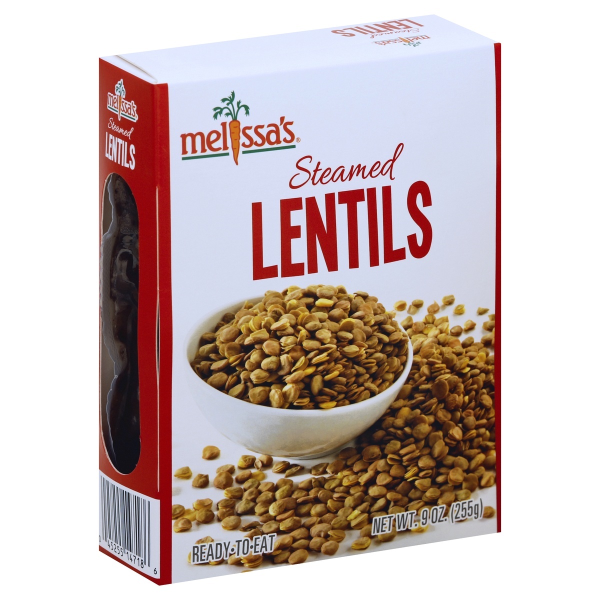 slide 1 of 1, Melissa's Steamed Lentils, 9 oz