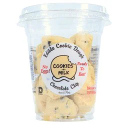 Cookies-n-Milk Edible Chocolate Chip Cookie Dough 6 oz