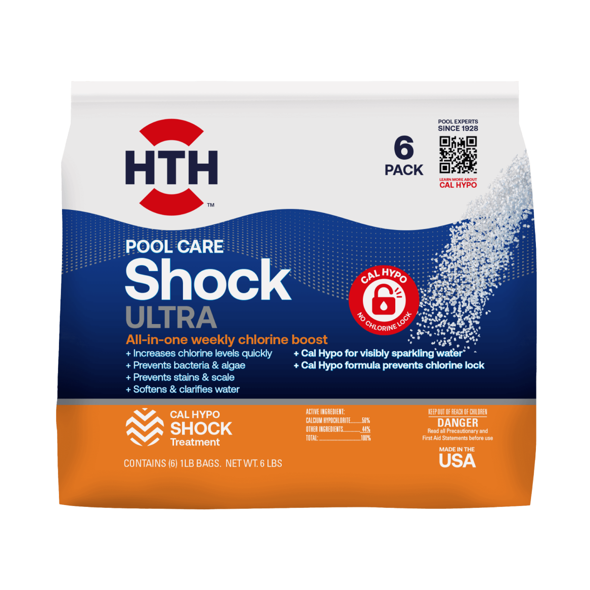 slide 1 of 5, HTH Pool Care Shock Ultra, 1 lb