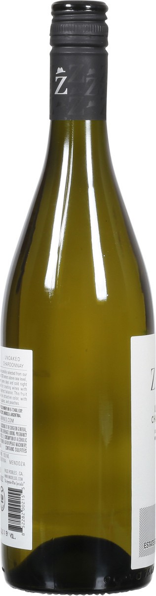 slide 2 of 13, Zolo Unoaked Chardonnay 750 ml, 