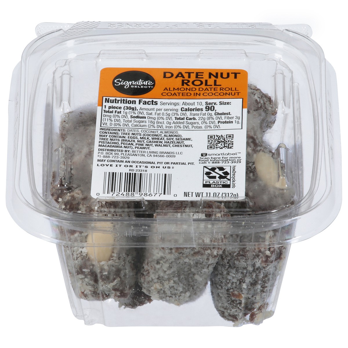 slide 1 of 12, Date Nut Roll - 11 Oz, 11 oz