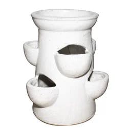 Hd Designs Outdoors Column Pocket Jar - White