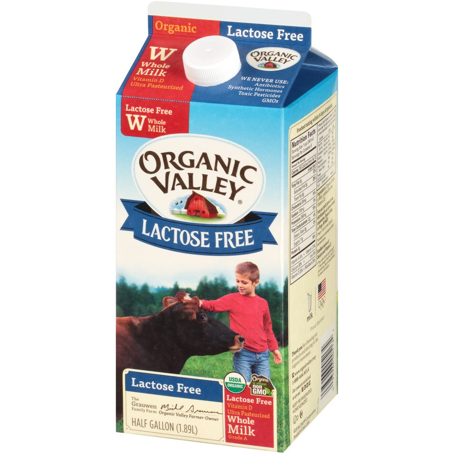 Organic Valley Lactose Free Whole Milk 1.89 liter Shipt