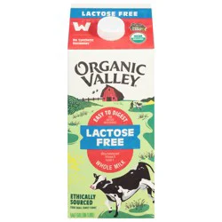 Organic Valley Lactose Free Whole Milk 0.5 gal