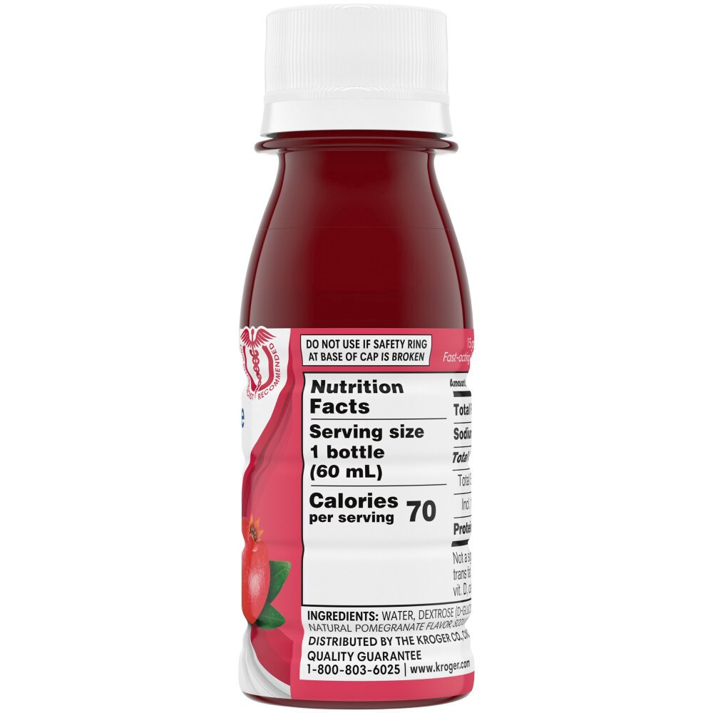 slide 3 of 3, Kroger® Pomegranate Flavor Glucose Shot Bottle, 2 fl oz