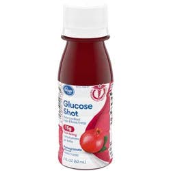 Kroger Pomegranate Flavor Glucose Shot Bottle
