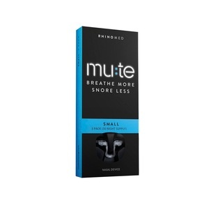 slide 1 of 1, Mute Breathe More, Snore Less Small Nasal Dilator For Snoring Relief, 3 ct