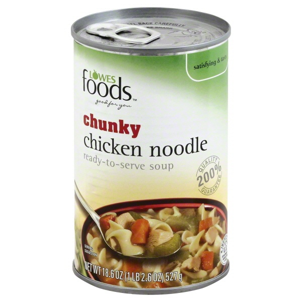 slide 1 of 1, Lowes Foods Chunky Soup Chicken Noodle, 19 oz