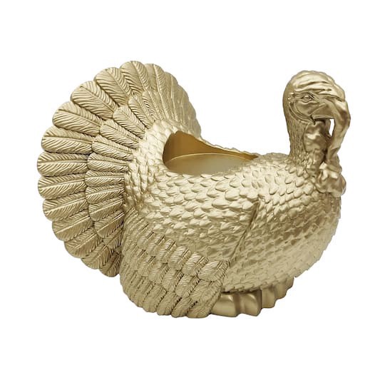 slide 1 of 2, 8.75" Turkey Pillar Candle Holder By Ashland, 8.75 in x 8.5 in x 7.75 in