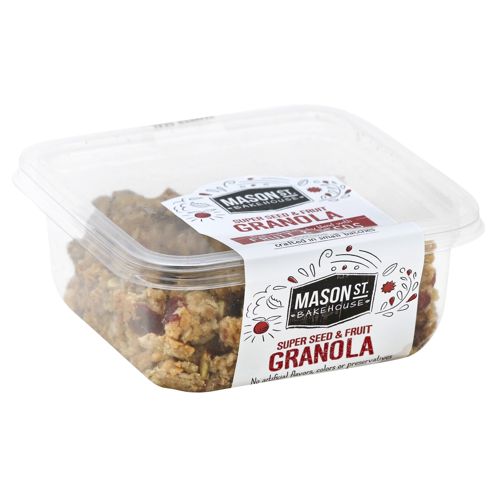 slide 1 of 4, Mason St. Bakehouse Super Seed & Fruit Granola, 10.5 oz