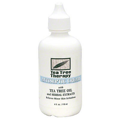 slide 1 of 1, Tea Tree Therapy Antiseptic Cream, With Tea Tree Oil And Herbal Extracts, 4 oz