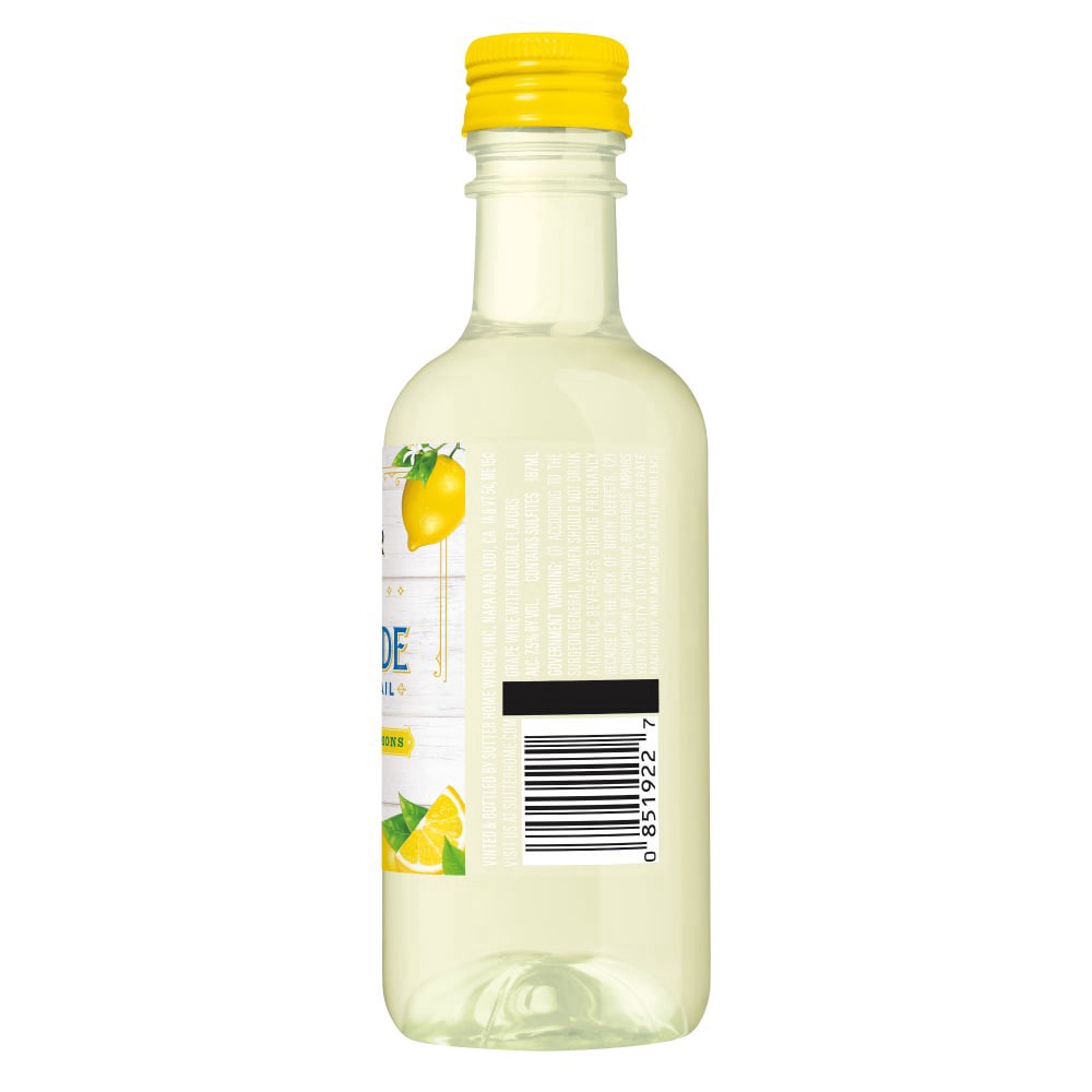 slide 2 of 6, Sutter Home Lemonade Wine Cocktail 4 - 187 ml Bottles, 4 ct; 187 ml