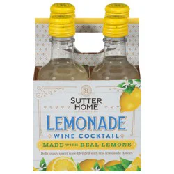 Sutter Home Lemonade Wine Cocktail 4 - 187 ml Bottles