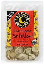 slide 1 of 1, Rising Moon Organic Four Cheese Tortelloni, 8 oz