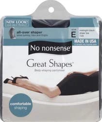 No Nonsense Great Shapes Al-Over Shaper Tights - Midnight Black