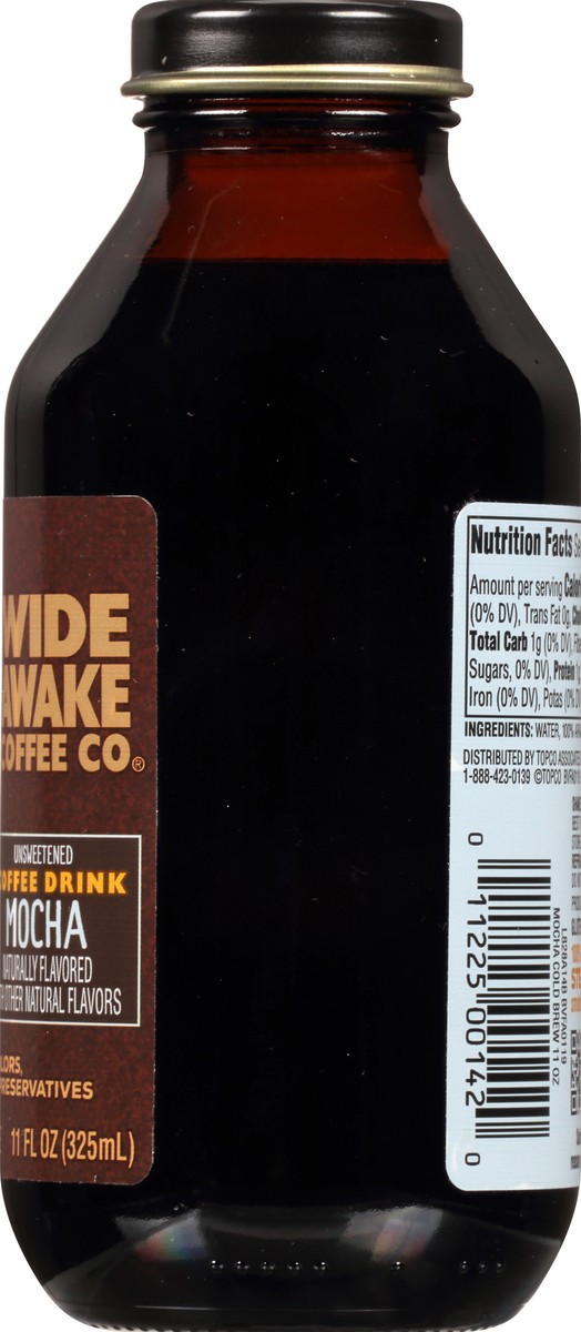 slide 12 of 13, Wide Awake Coffee Co. Unsweetened Cold Brew Mocha Coffee Drink - 11 oz, 11 oz